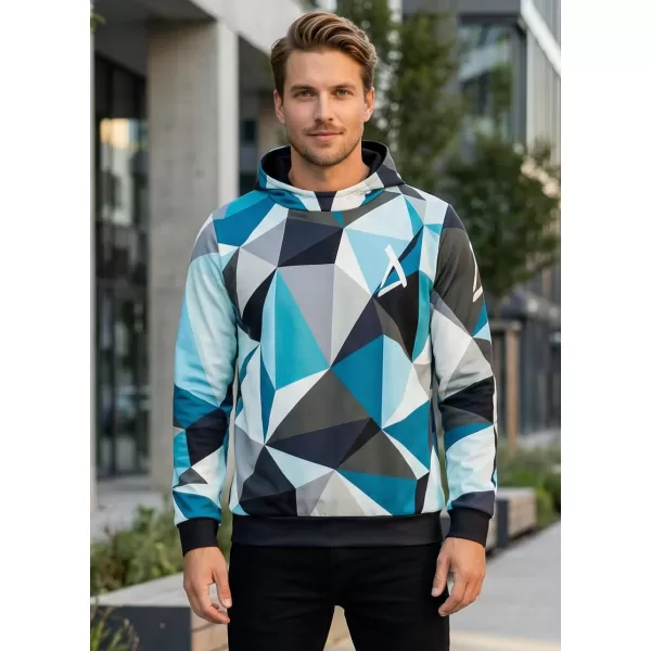  Premium-Sweatshirt für Herren ALTISPORT VOJ/ALM007MI01 BLAU GRAU 