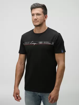 Herren-T-Shirt LOAP ALPACO CLM2358 SCHWARZ