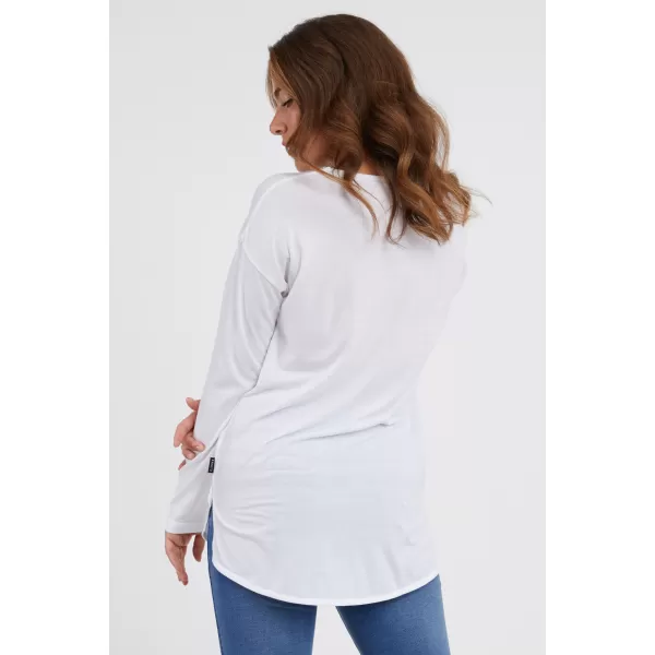  Damen-T-Shirt mit langen Ärmeln SAM 73 SHERRI WT 897 WEIß 