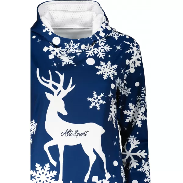  Premium-Sweatshirt für Damen ALTISPORT VOJ/ALWVN5MI01 NAVY BLAU 