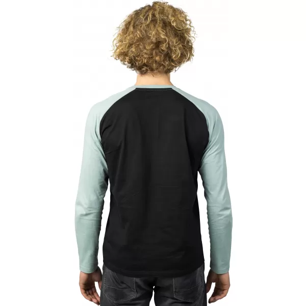  Herren-T-Shirt mit langen Ärmeln HANNAH HANES ANTHRAZIT/SCHIEFERGRAU 