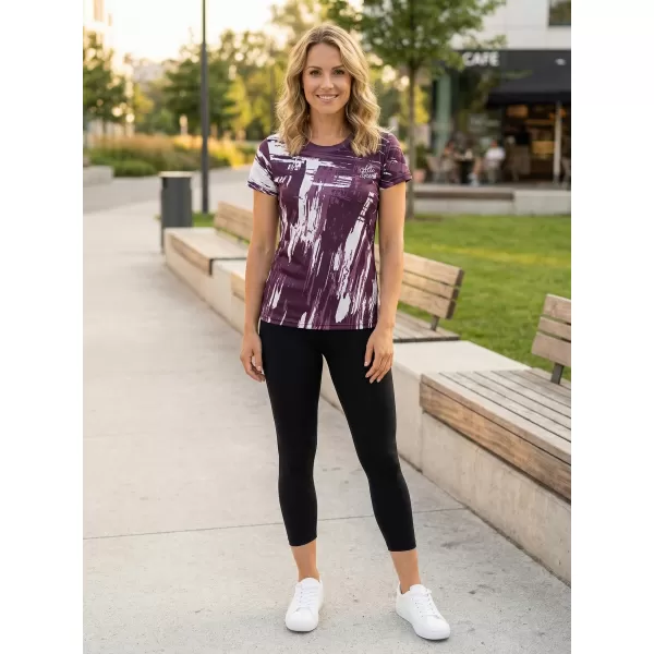  Hochwertiges Funktions-T-Shirt für Damen ALTISPORT VOJ/ALW010TR01 LILA/WEIß 
