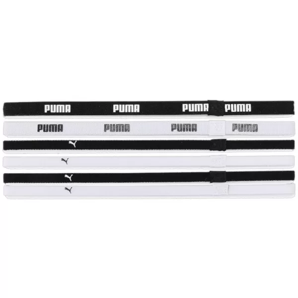  Damen-Stirnband PUMA AT SPORTBANDS (6PCS) 053452-09 SCHWARZ 