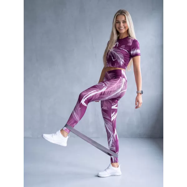  Lange Premium-Leggings für Damen ALTISPORT VOJ/ALW001LEG01 FUCHSIE 