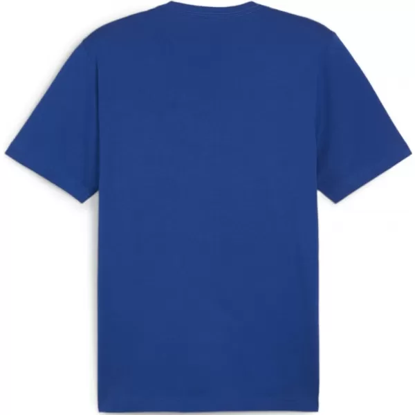  Herren-T-Shirt PUMA ESS LOGO TEE 586667-59 BLAU 