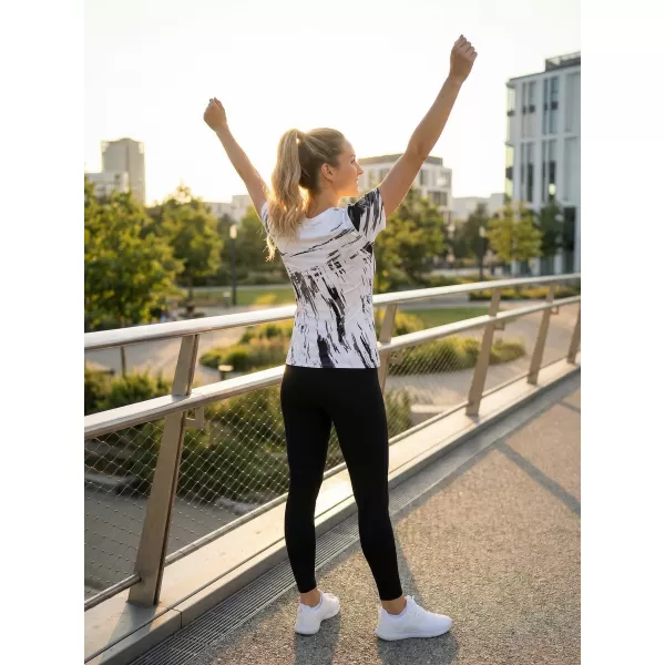  Hochwertiges Funktions-T-Shirt für Damen ALTISPORT VOJ/ALW010TR01 WEIß 