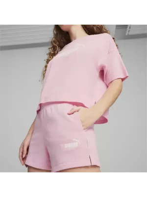 Damen-Shorts PUMA ESS 4 SWEAT SHORTS 586825-30 ROSA