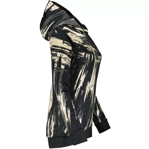  Hochwertiges Funktions-Sweatshirt für Damen ALTISPORT VOJ/ALW010MI01 SCHWARZ BRAUN 