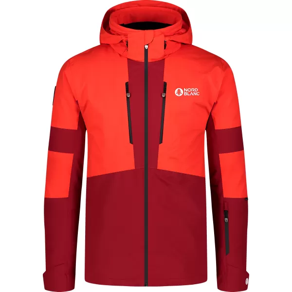 Herren-Skijacke NORDBLANC RIME NBWJM7924 ORANGEFARBENE TINTE 