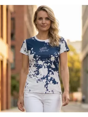 Hochwertiges Funktions-T-Shirt für Damen ALTISPORT VOJ/ALW012TR01 WEIß BLAU