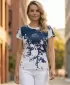 Hochwertiges Funktions-T-Shirt für Damen ALTISPORT VOJ/ALW012TR01 WEIß BLAU