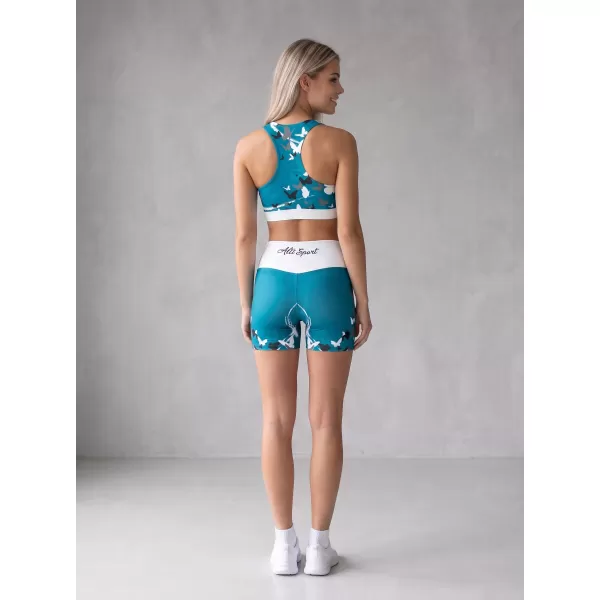  Kurze Premium-Leggings für Damen ALTISPORT VOJ/ALW022LEG03 KEROSIN 