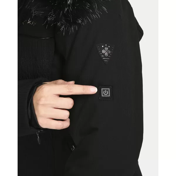  Damen-Skijacke KILPI EMILIN-W UL0110KI SCHWARZ 