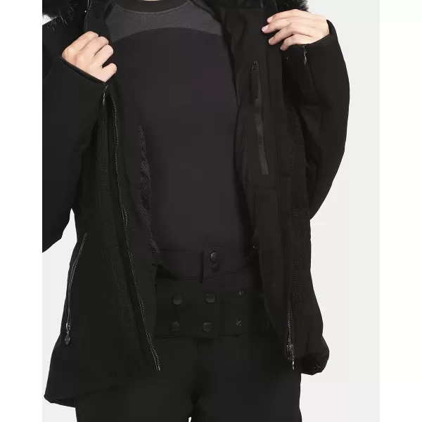  Damen-Skijacke KILPI EMILIN-W UL0110KI SCHWARZ 