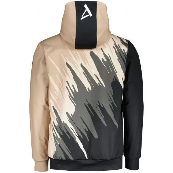  Hochwertiges Funktions-Sweatshirt für Herren ALTISPORT VOJ/ALM006MI01 SCHWARZ BRAUN 