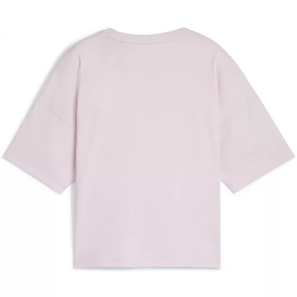  Damen-T-Shirt PUMA ESS CROPPED LOGO TEE 586866-60 LILA 