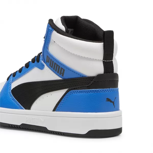  Kinderschuhe PUMA REBOUND V6 MID JR 393831-06 WEIß 