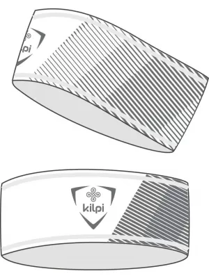 Lauf-Stirnband KILPI BRILLIANS-U UU0652KI WEIß