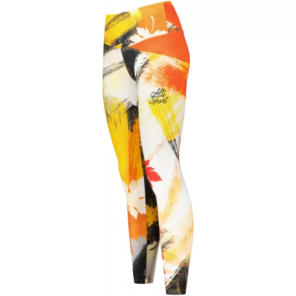  Lange Premium-Leggings für Damen ALTISPORT VOJ/ALW019LEG01 ORANGE 