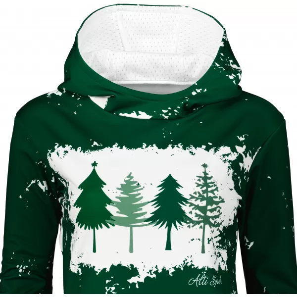  Hochwertiges Funktions-Sweatshirt für Damen ALTISPORT VOJ/ALWVN4MI01 GRÜN 