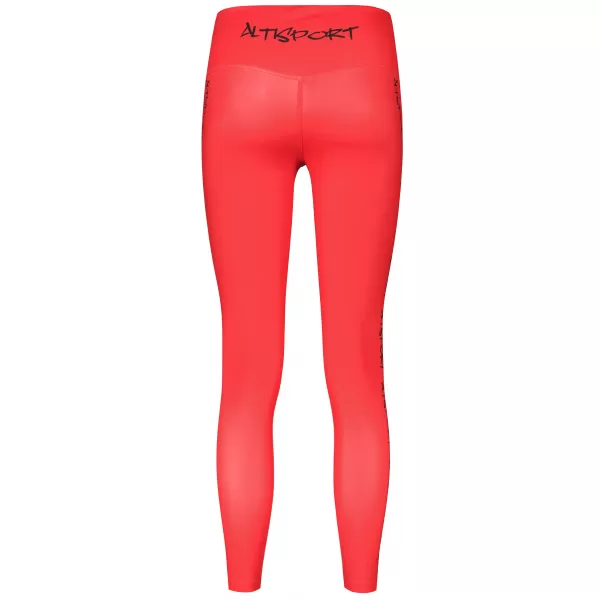  Lange Premium-Leggings für Damen ALTISPORT VOJ/ALW021LEG01 ROT 