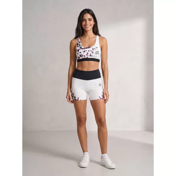  Kurze Premium-Leggings für Damen ALTISPORT VOJ/ALW022LEG03 WEIß 