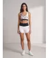 Kurze Premium-Leggings für Damen ALTISPORT VOJ/ALW022LEG03 WEIß