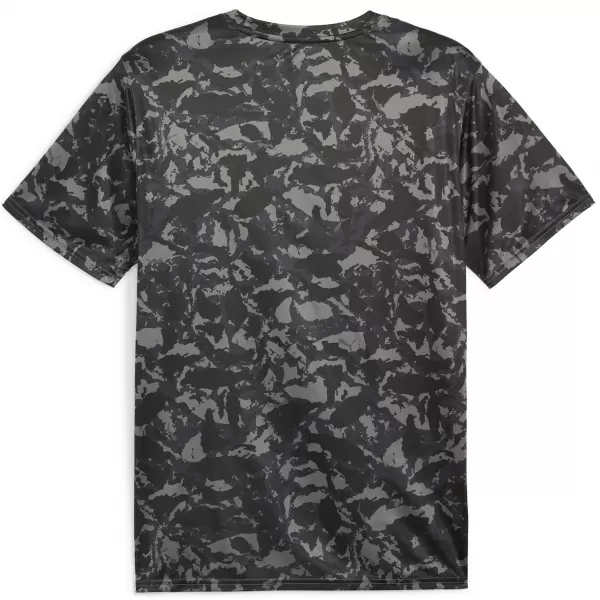  Herren-T-Shirt PUMA TRAIN FAV AOP TEE 525169-01 SCHWARZ 