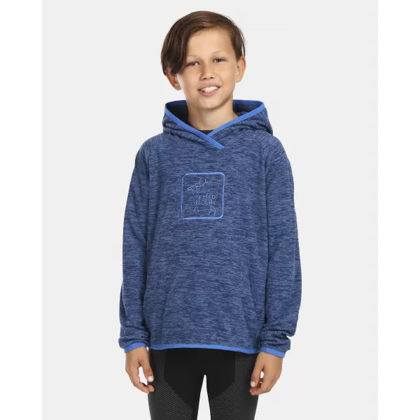  Fleece-Sweatshirt für Jungen KILPI FLOND-JB UJ0207KI DUNKELBLAU 