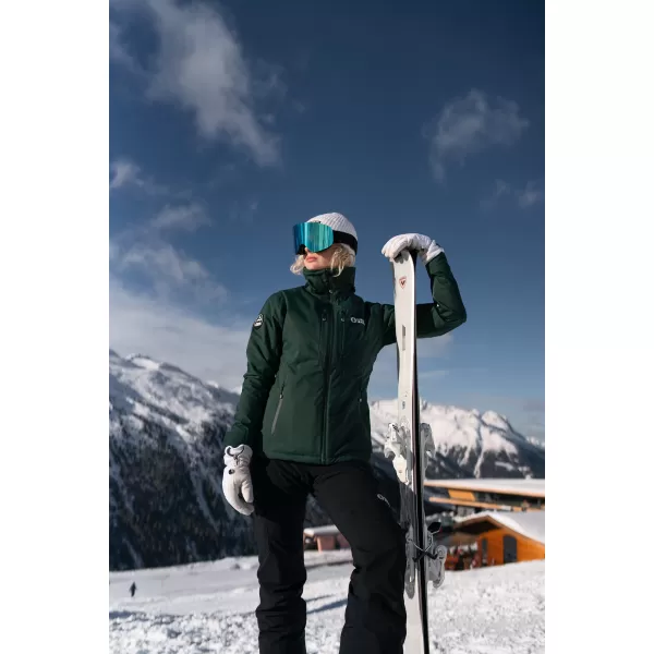  Damen-Skijacke NORDBLANC ZENITH NBWJL7929 DUNKELGRÜN 