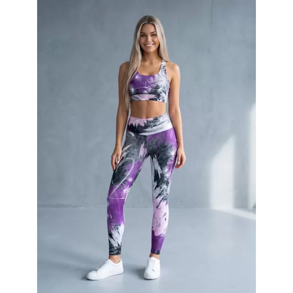  Premium-Sport-BH für Damen ALTISPORT VOJ/ALW016POD01 LILA 
