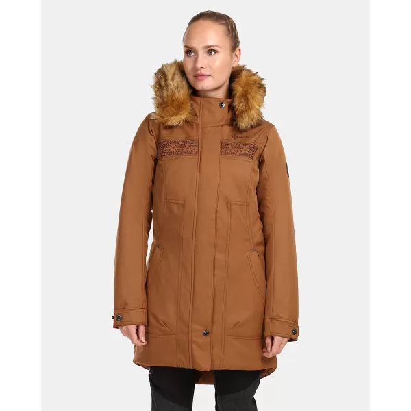  Wintermantel für Damen KILPI PERU-W UL0125KI BRAUN 