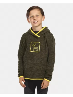 Fleece-Sweatshirt für Jungen KILPI FLOND-JB UJ0207KI GRÜN