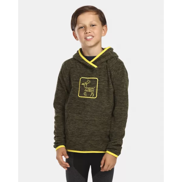  Fleece-Sweatshirt für Jungen KILPI FLOND-JB UJ0207KI GRÜN 
