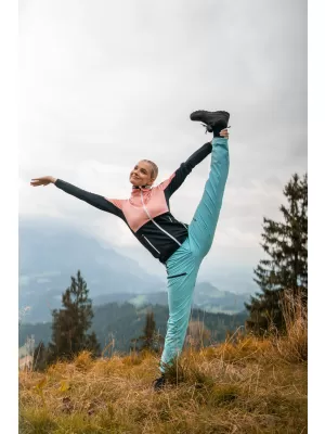 Wasserdichte Outdoor-Hose für Damen NORDBLANC PEACEFUL NBFPL7961 HELLBLAU