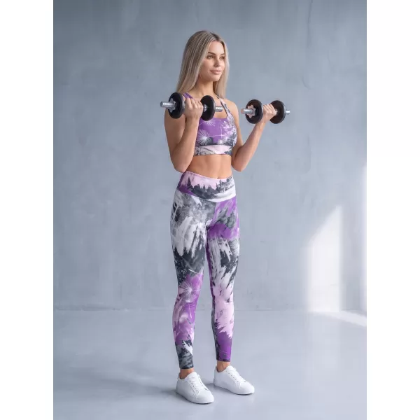  Premium-Sport-BH für Damen ALTISPORT VOJ/ALW016POD01 LILA 