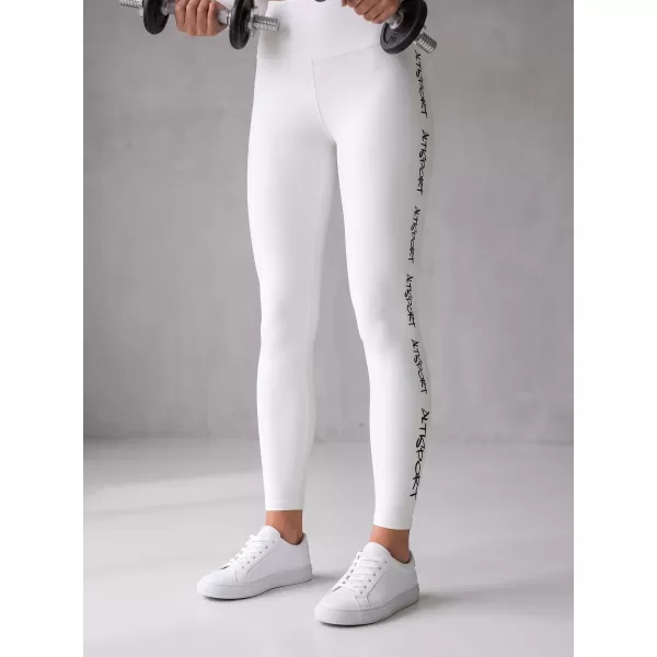  Lange Premium-Leggings für Damen ALTISPORT VOJ/ALW021LEG01 WEIß 