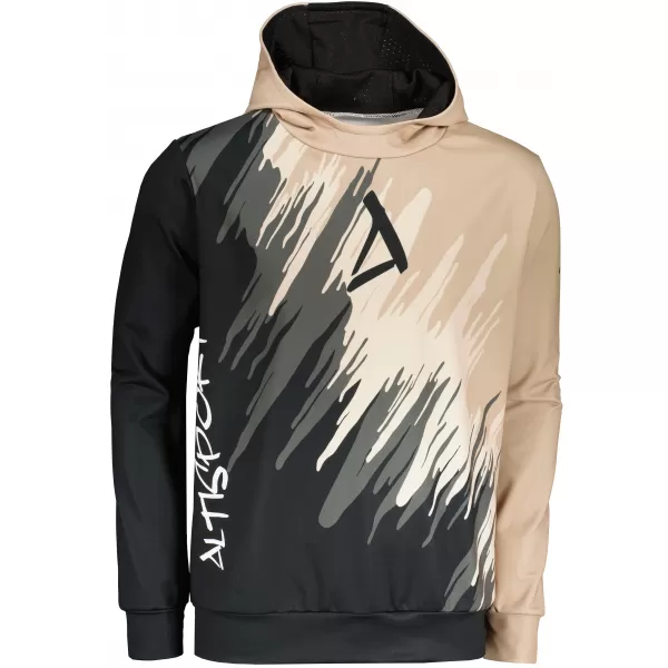  Hochwertiges Funktions-Sweatshirt für Herren ALTISPORT VOJ/ALM006MI01 SCHWARZ BRAUN 