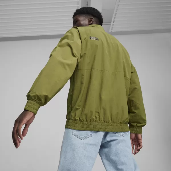  Herrenjacke PUMA STYLE WINDBREAKER 623685-33 GRÜN 