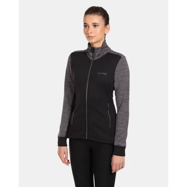  Stretch-Sweatshirt für Damen KILPI SIREN-W UL0203KI SCHWARZ 