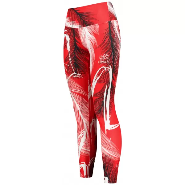  Lange Premium-Leggings für Damen ALTISPORT VOJ/ALW001LEG01 ROT 