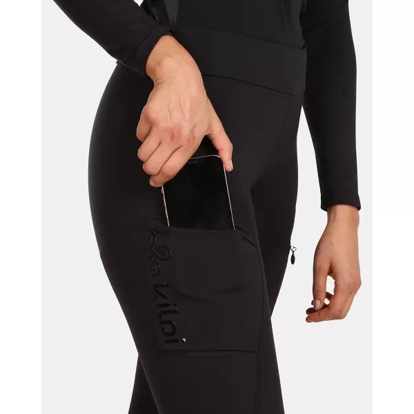  Leggings für Damen KILPI MOUNTERIA-W UL0418KI SCHWARZ 