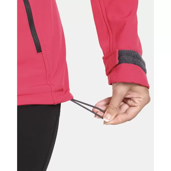  Softshelljacke für Damen KILPI RAVIA-W UL0124KI ROSA 