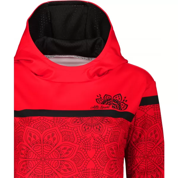  Premium-Sweatshirt für Damen ALTISPORT VOJ/ALW023MI01 ROT 