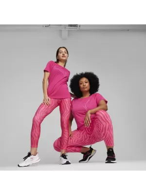 Damen-T-Shirt PUMA TRAIN FAV JERSEY CAT TEE 522420-48 ROSA
