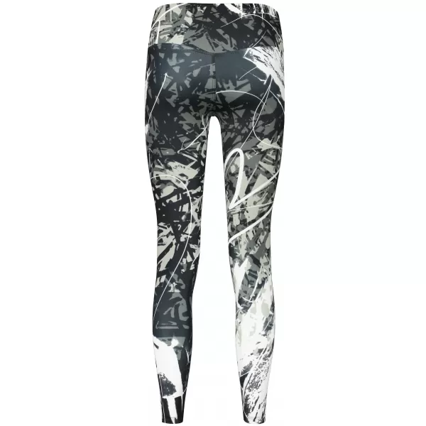  Lange Premium-Leggings für Damen ALTISPORT VOJ/ALW018LEG01 SCHWARZ UND WEIß 