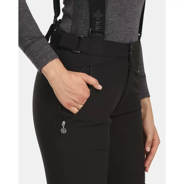  Softshell-Skihose für Damen KILPI DIONE-W UL0408KI SCHWARZ 