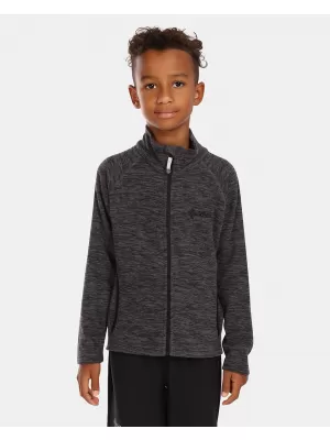 Fleece-Sweatshirt für Kinder KILPI ALACANT-J UJ0203KI DUNKELGRAU