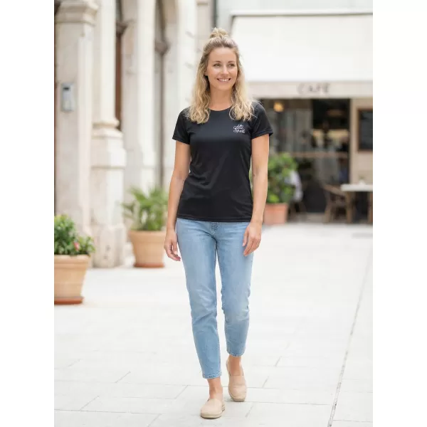  Hochwertiges Funktions-T-Shirt für Damen ALTISPORT VOJ/ALW000TR01 SCHWARZ 