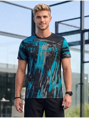 Hochwertiges Funktions-T-Shirt für Herren ALTISPORT VOJ/ALM010TR01 SCHWARZ/SMARAGD